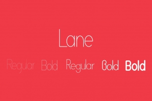 Lane sans serif typeface Font Download
