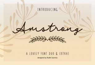 Amstrong Signature Script Font Download