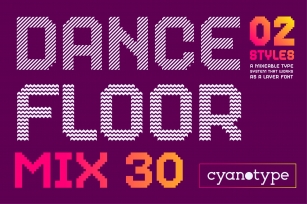 Dance Floor Mix 30 Font Download