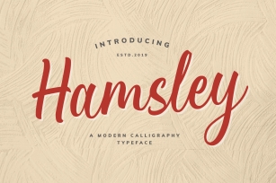 Hamsley Script! Font Download