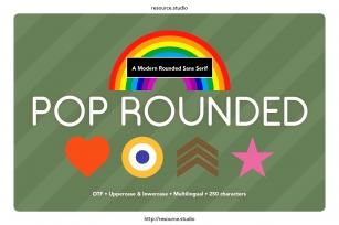 POP Rounded Font Download