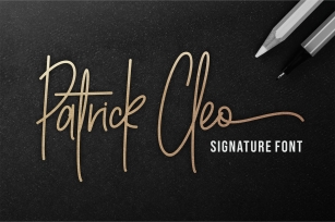 Patrick Cleo Signature Font Download