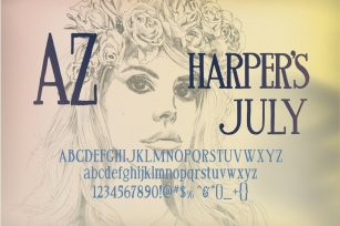 AZ Harper's July Font Download