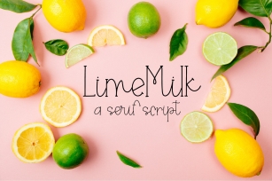 Lime Milk Font Download