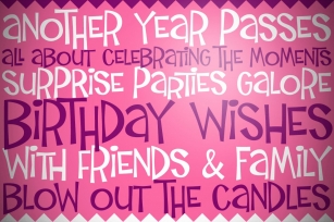 Birthday Wish Font Download