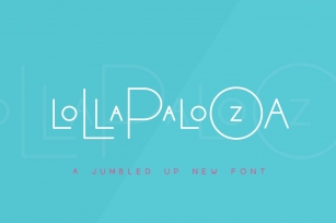The Lollapalooza Trio Font Download