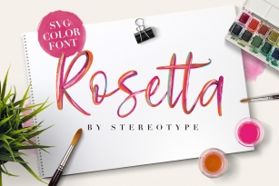 Rosetta SVG Color Font Download