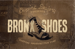 Bronx Shoes Custom Font Download