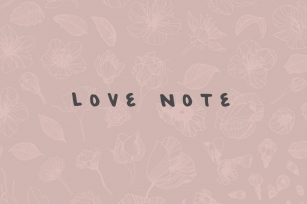 Love Note Font Download