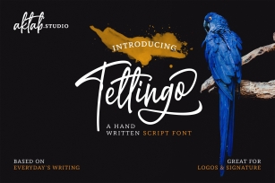 Tettingo Writing Font Download