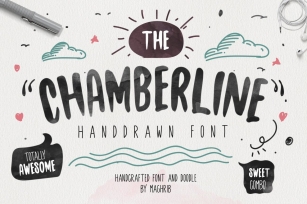 Chamberline  Doodle Vector Font Download