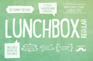 LUNCHBOX Regular +Webfont Font Download