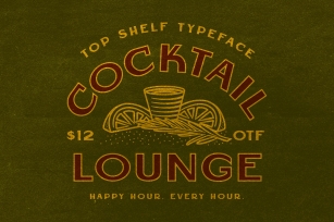 Cocktail Lounge Display Font Download
