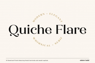 Quiche Flare Family Font Download