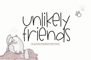 Unlikely Friends Font Download
