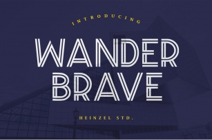 Wander Brave Typeface Font Download