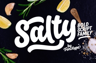 Salty -$30 off! Font Download