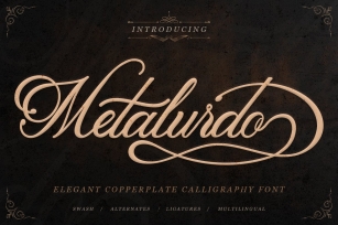 Metalurdo Calligraphy Font Download
