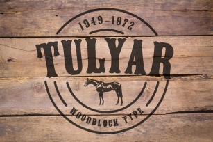 Tulyar Woodblock Font Download