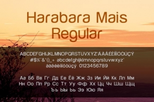 Harabara Mais Regular Font Download