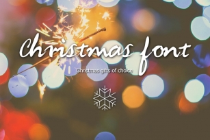 Christmas font-Handwritten font Font Download