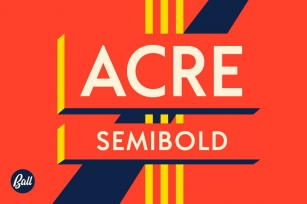 Acre Semibold Font Download