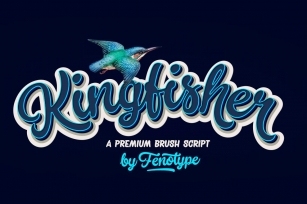 Kingfisher SALE -30% off Font Download