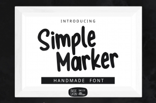 Simple Marker Font Download
