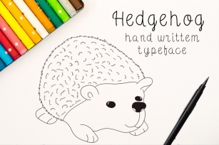 Hedgehog -Font No.25 Font Download