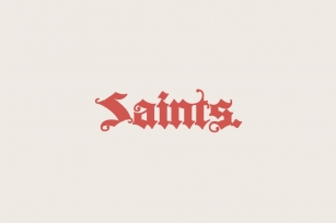 Saints Typeface Font Download
