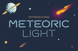 Meteoric Light Font Download