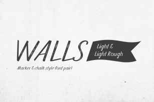 Walls Light  Walls Rough Light Font Download