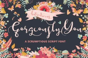 Gorgeously You Script Font Download