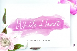 White Heart Font Download