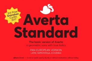 Averta Standard PE (La, Cy, Gr) Font Download