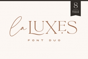 La Luxes Duo + Logos Font Download