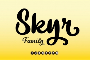 Skyr Pro Family Font Download