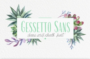 Gessetto Sans 5 fonts Font Download