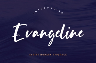 Evangeline Modern Script Font Download