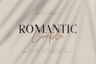 Romantic Couple // Duo Font Download