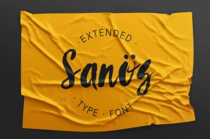 Sanös Extended Script Font Download