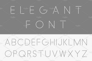 Minimalistic font Font Download