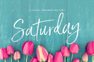 Saturday Script Brush Font Download