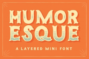 Humoresque Layered Mini Font Download