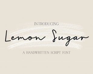 Lemon Sugar Font Download