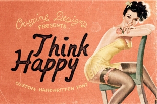 Think Happy Custom Font Download