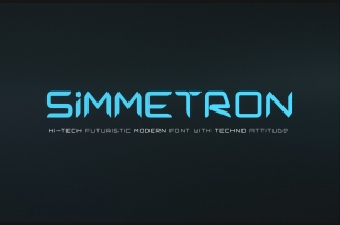 Simmetron Hi-Tech Futuristic Font Download