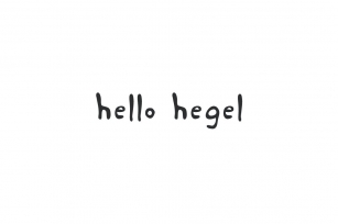 Hegel Font Download