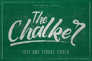The Chalker Chalk lettering font Font Download