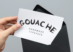 Gouache Handmade Typeface Font Download